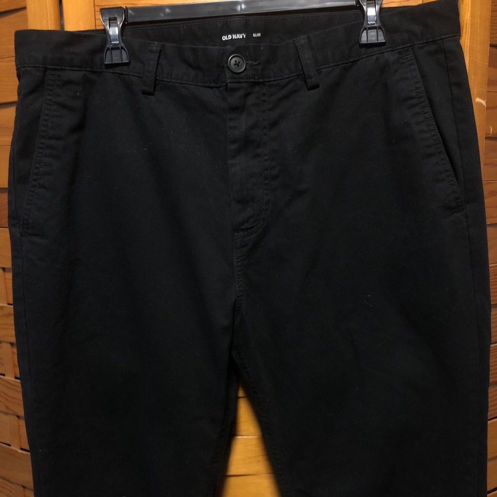 Men’s Old Navy Pants - Blk., Slim.  Size 36x32.